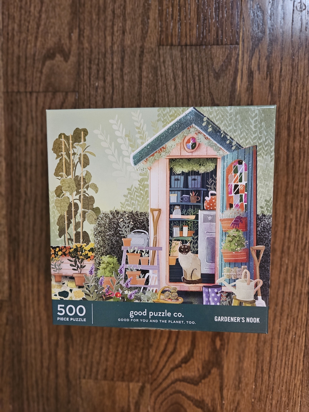 Good Puzzle Co. 500-Piece Gardener's Nook Puzzle - Galison